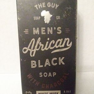 The Guy Soap Co. Men’s African Black Soap with Cha